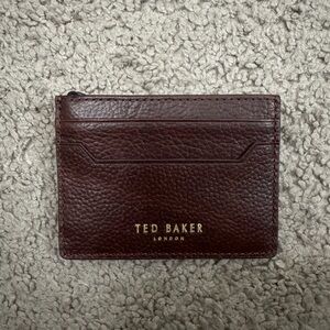 Ted Baker Dark Brown Leather Card Holder
